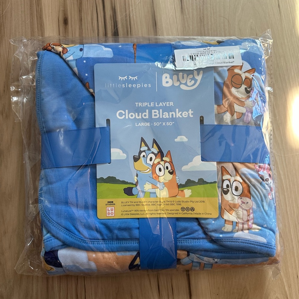 LS Bluey Cloud Blanket